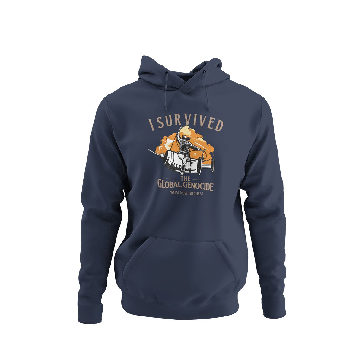 Genocide Survivor Hoodie (Navy)