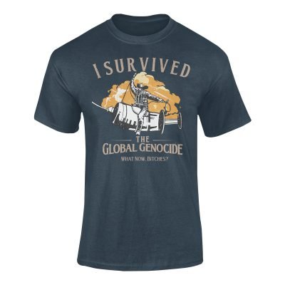 Global Genocide Survivor Tshirt (Navy)