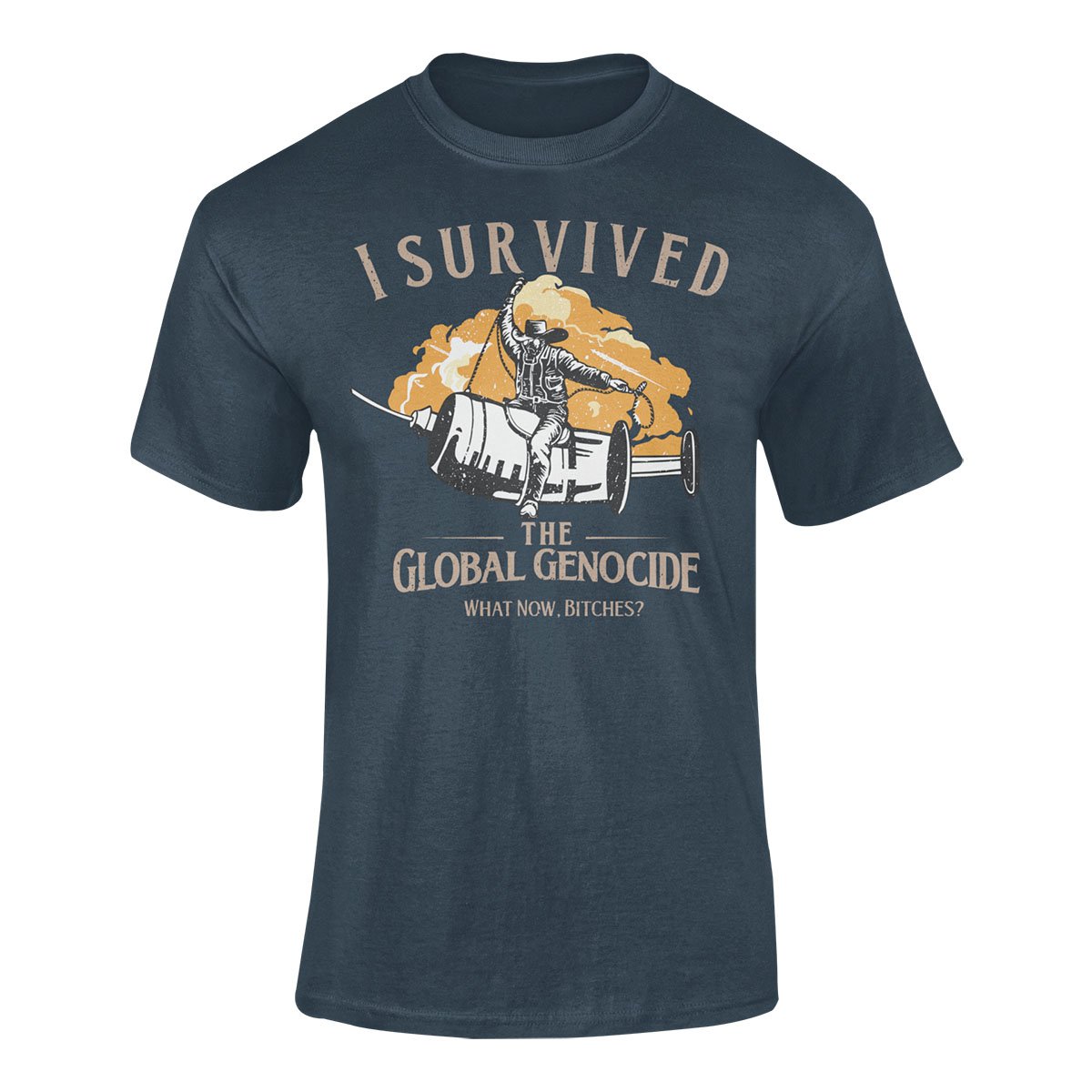 Global Genocide Survivor Tshirt (Navy)