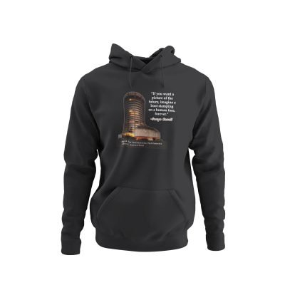 Orwellian Boot Hoodie (Black)