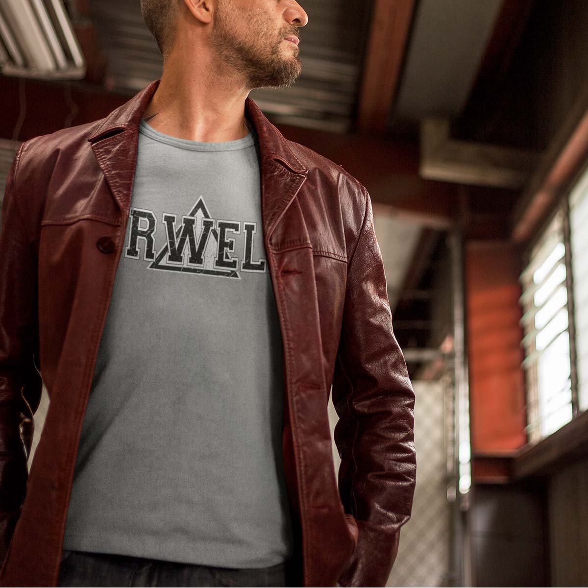 Classic Orwell Tshirt in action