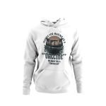 Thanks for making it for us, white hoodie by OrwellianWear