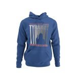 Tyranny of Obedience, royal-blue hoodie by OrwellianWear